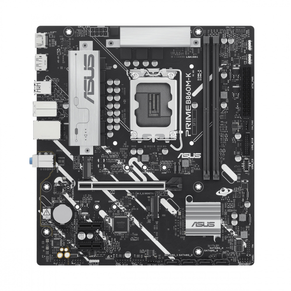 Tarjeta Madre ASUS PRIME B860M-K, Micro-ATX, LGA 1851, Intel B860, 128GB DDR5, HDMI/DP para Intel