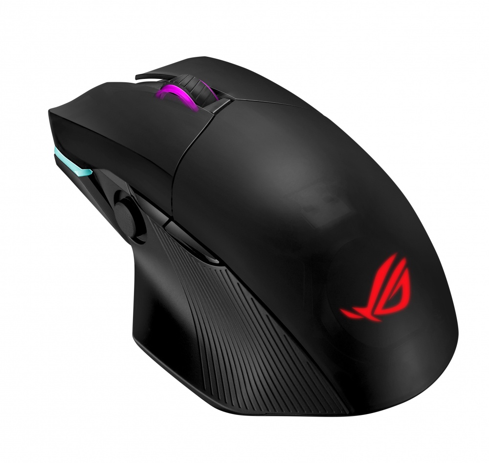 Mouse Gamer ASUS Óptico ROG Chakram, RF Inalámbrico, USB/Bluetooth, 16000DPI, Negro