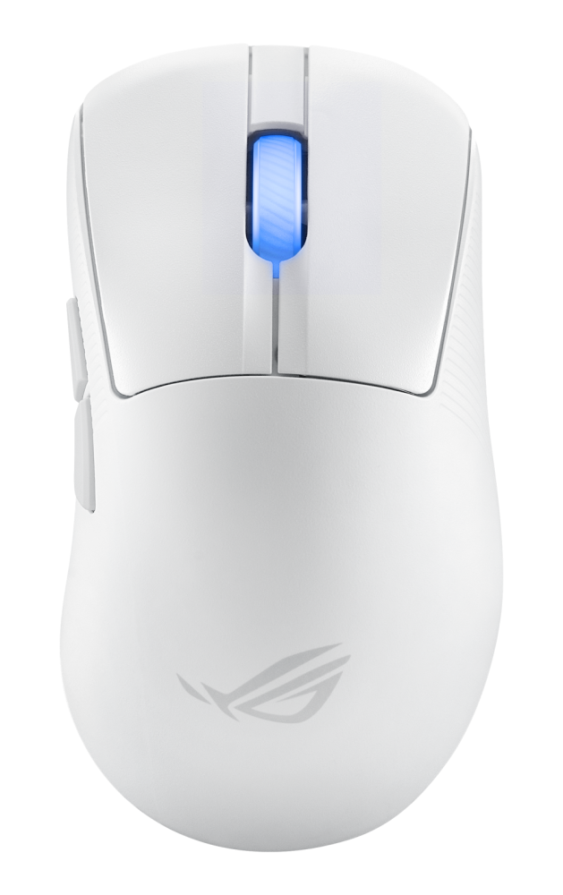 Mouse Gamer Ergonómico ASUS ROG Keris, Inalámbrico, Óptico, 36.000DPI, RF Wireless/Bluetooth/USB-A, Blanco
