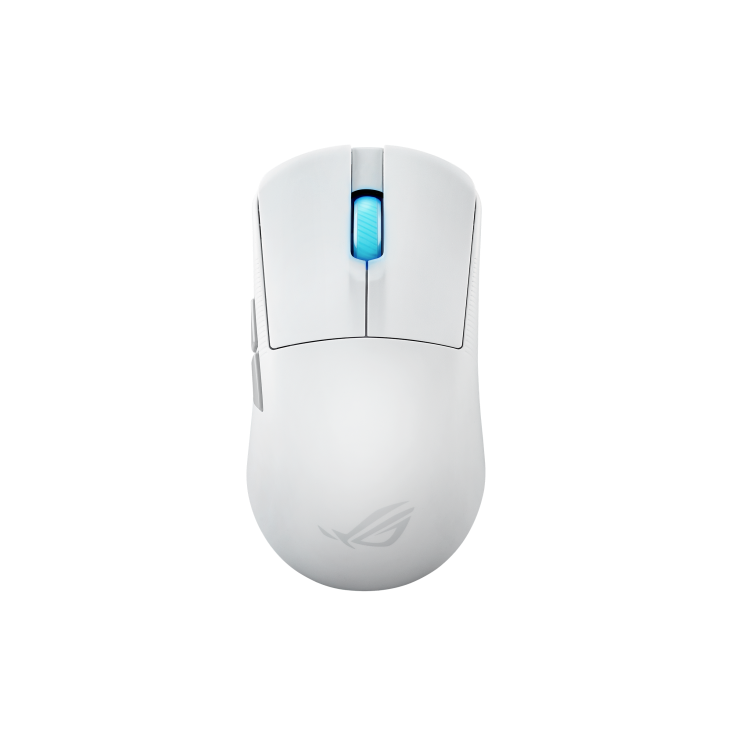 Mouse Gamer Ergonómico ASUS ROG Harpe Ace Mini, Inalámbrico, Óptico, 42.000DPI, RF Wireless/Bluetooth/USB-C, Blanco