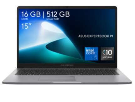 Laptop ASUS ExpertBook Essential, 15.6" 1920x1080 Full HD, Intel Core i5-13420H, 8GB, 512GB SSD, Windows 11 Pro, Español