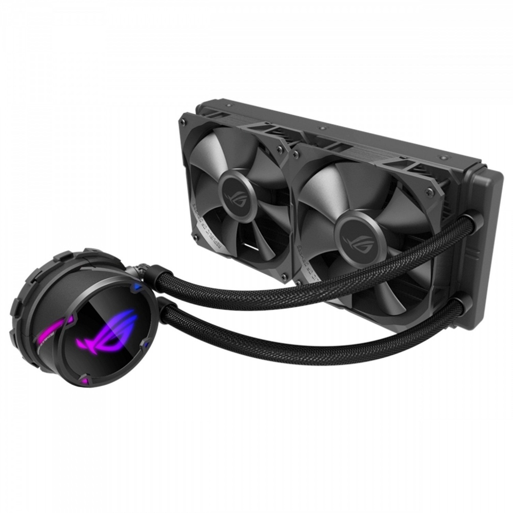 ASUS ROG STRIX LC 240 RGB Enfriamiento Liquido para CPU, 2x 120mm, 800 - 2500RPM