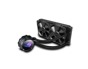 ASUS ROG STRIX LC II 240 Enfriamiento Líquido para CPU, 2x 120mm, hasta 2500RPM, Negro
