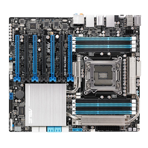 Tarjeta Madre ASUS P9X79-E WS, LGA2011, Intel X79, 64GB DDR3, para Intel