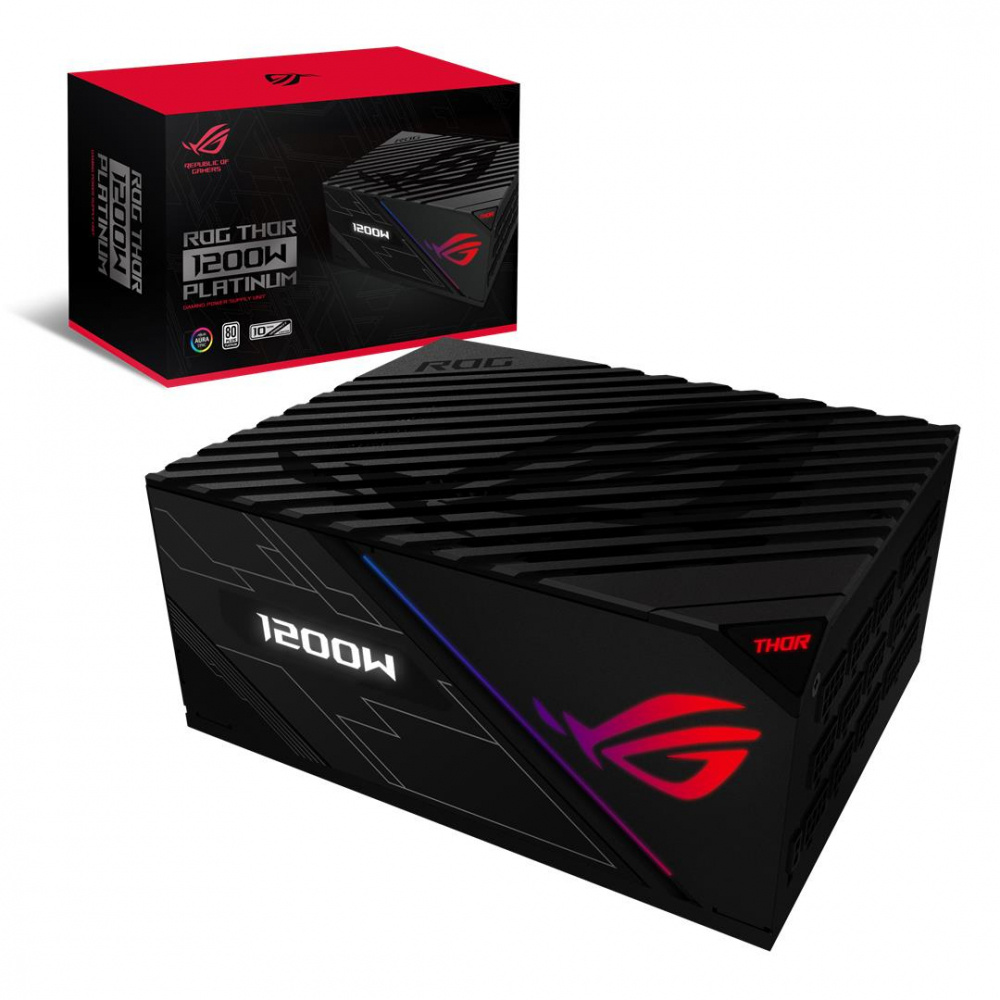 Fuente de Poder ASUS ROG THOR 1200P 80 PLUS Platinum, 135mm, 1200W