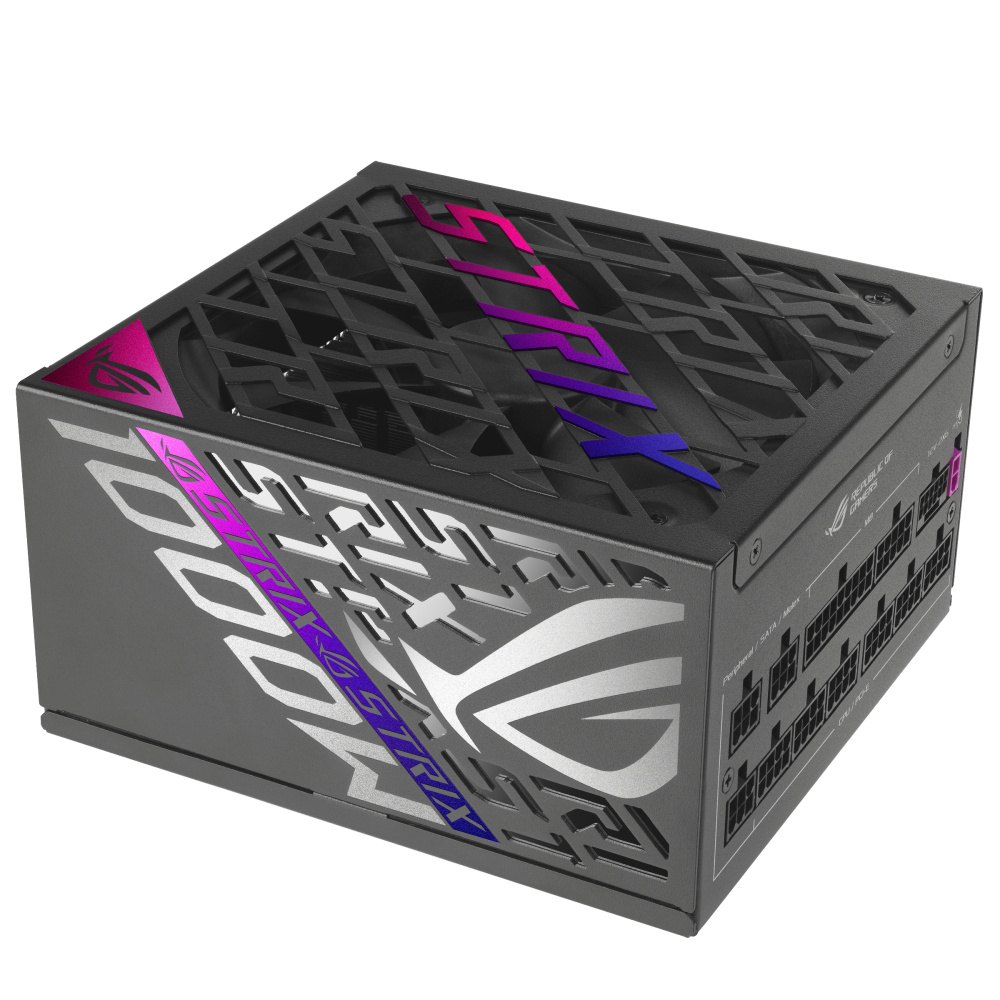 Fuente de Poder ASUS ROG STRIX 1000W 80 PLUS Platinum ATX, Modular, 24-pin ATX, 135mm, 1000W