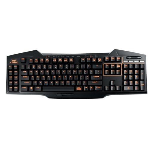 Teclado Gamer ASUS STRIX Tactic Pro, Teclado Mecánico, Cherry MX Marrón, Alámbrico, USB, Negro