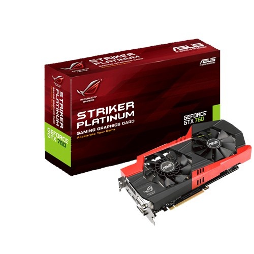 Tarjeta de Video ASUS NVIDIA GeForce GTX 760 ROG Striker Platinum, 4GB 256-bit GDDR5, PCI Express 3.0