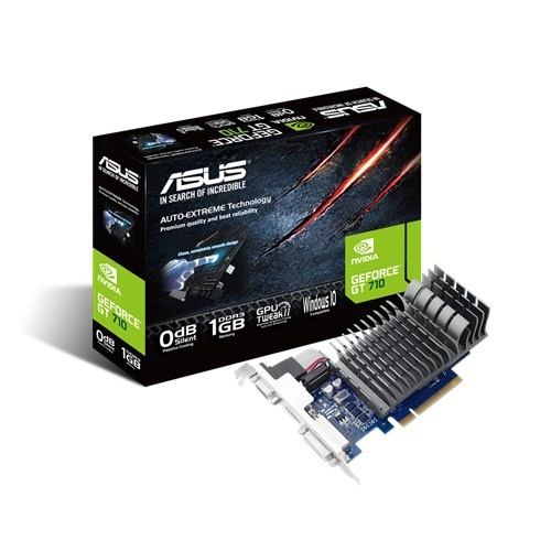 Tarjeta de Video ASUS NVIDIA GeForce GT 710, 1GB 64-bit DDR3, PCI Express 2.0