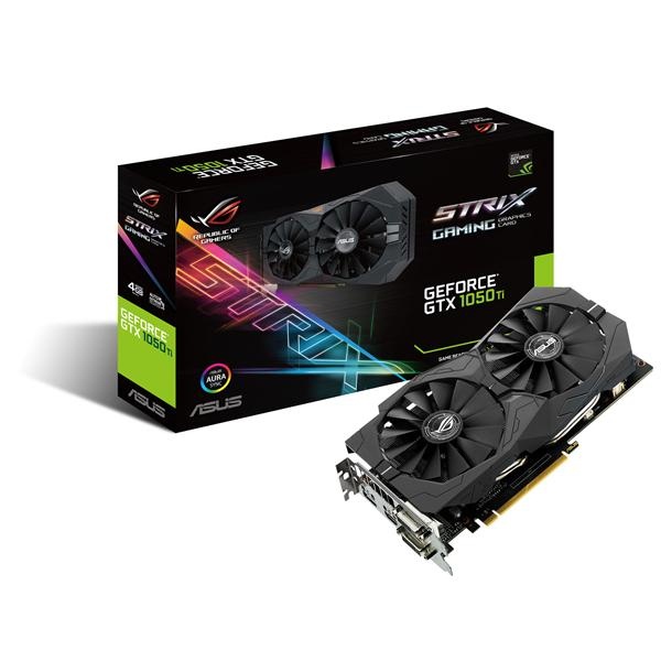 Tarjeta de Video Asus NVIDIA GeForce GTX 1050 Ti STRIX Gaming, 4GB 128-bit GDDR5, PCI Express 3.0
