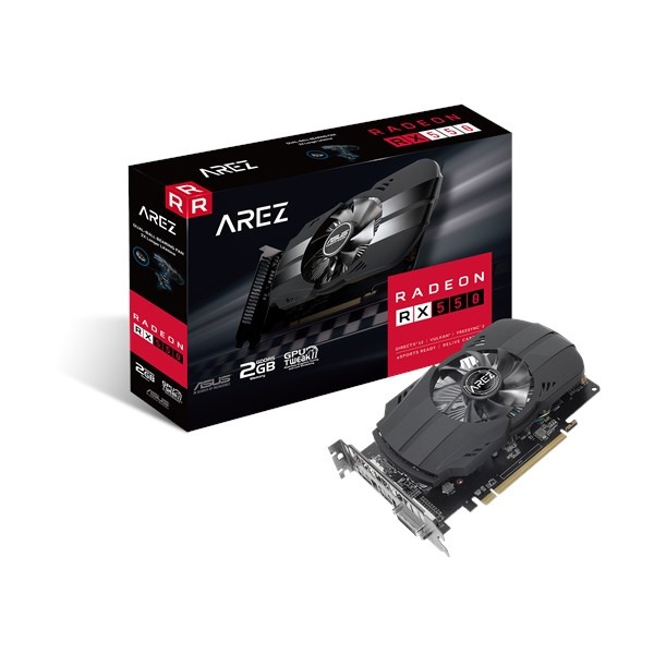Tarjeta de Video ASUS AMD Radeon RX 550 AREZ Phoenix, 2GB 128-bit GDDR5, PCI Express x16 3.0