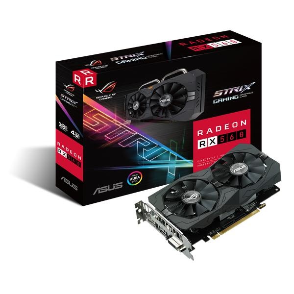 Tarjeta de Video ASUS AMD Radeon RX 560 GAMING, 4GB 128 bit GDDR5, PCI Express x16 3.0