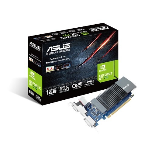 Tarjeta de Video ASUS NVIDIA GeForce GT 710, 1GB 32-bit GDDR5, PCI Express 2.0