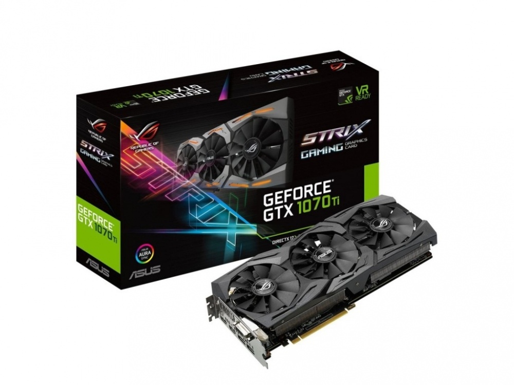 Tarjeta de Video ASUS NVIDIA GeForce GTX 1070 Ti ROG STRIX GAMING, 8GB 256-bit GDDR5, PCI Express 3.0