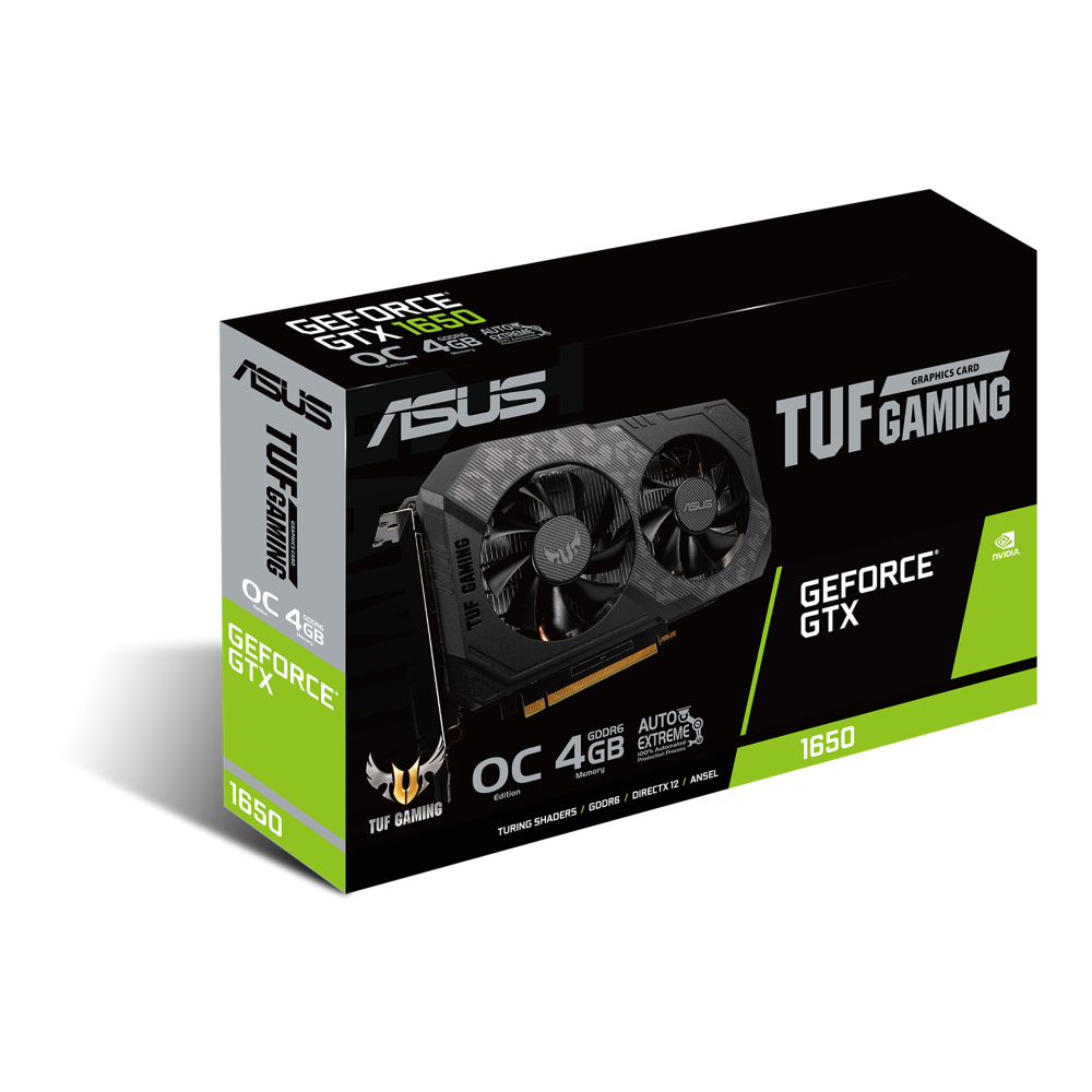 Tarjeta de Vídeo ASUS TUF Gaming NVIDIA GeForce GTX 1650 OC Edition, 4GB 128 bit GDDR6, PCI Express x16 3.0