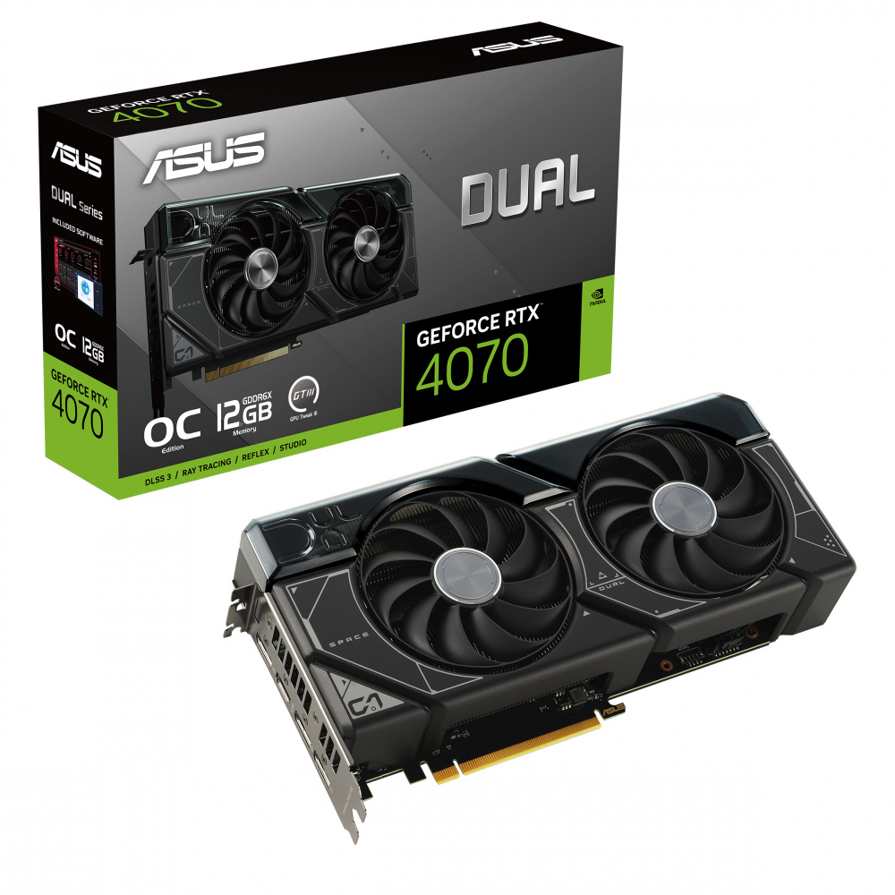 Tarjeta de Video ASUS NVIDIA Dual GeForce RTX 4070 OC, 12GB 192-bit GDDR6X, PCI Express 4.0