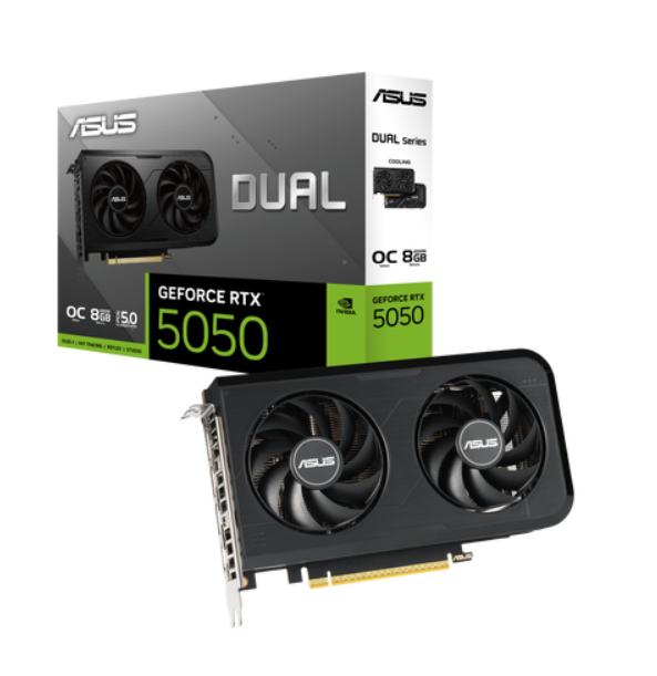 Tarjeta de Video ASUS NVIDIA GeForce RTX 5050 Dual OC Edition, 8GB 128-bit GDDR6, PCI Express 5.0