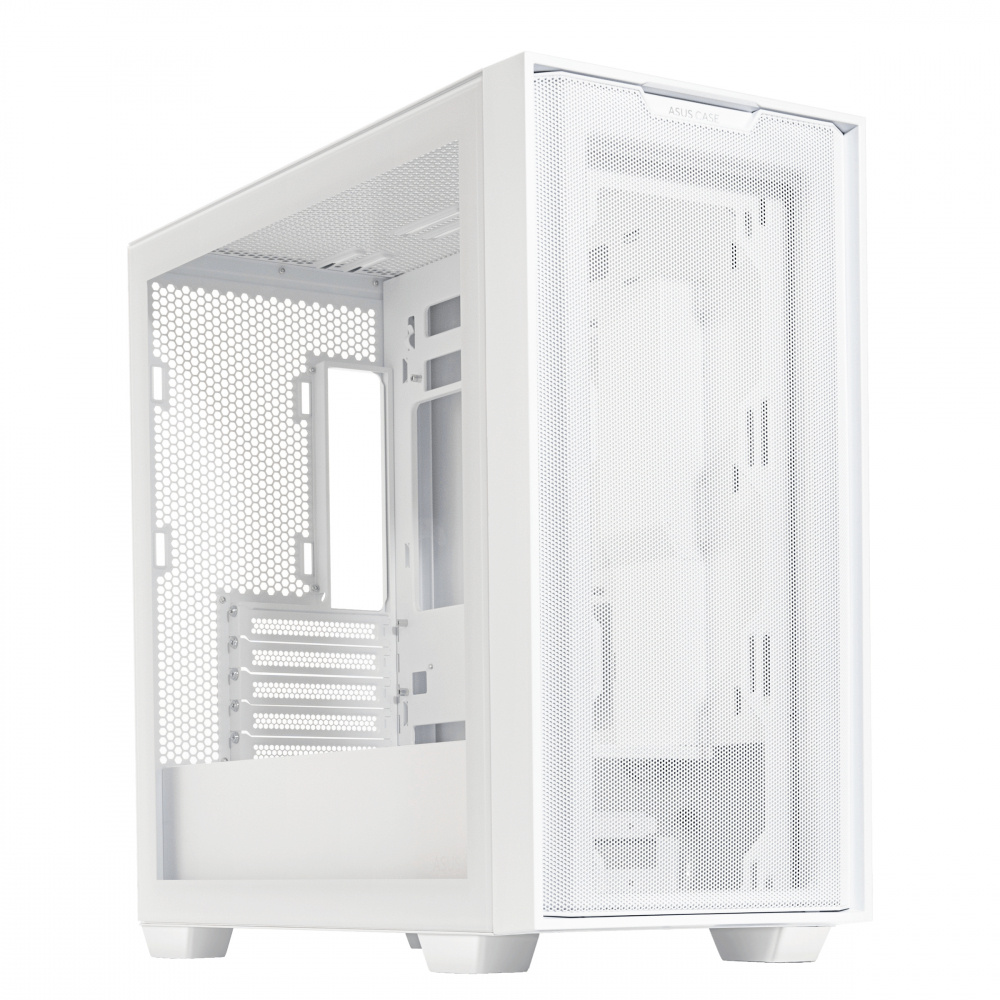 Gabinete ASUS A21 Case, Mini-Tower, Micro-ATX/Mini-ITX, USB 3.0, sin Fuente, sin Ventiladores Instalados, Blanco