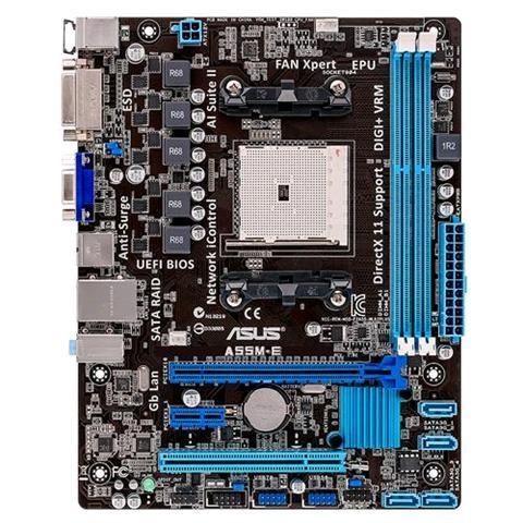 Tarjeta Madre ASUS micro ATX A55M-E, S-FM2, AMD A55 FCH, 32GB DDR3, para AMD