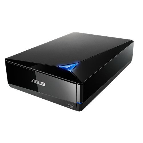 Asus BW-16D1X-U, Quemador de Blu-ray, BD-R 16x / BD-ROM 16x, USB 3.0, Externo, Negro