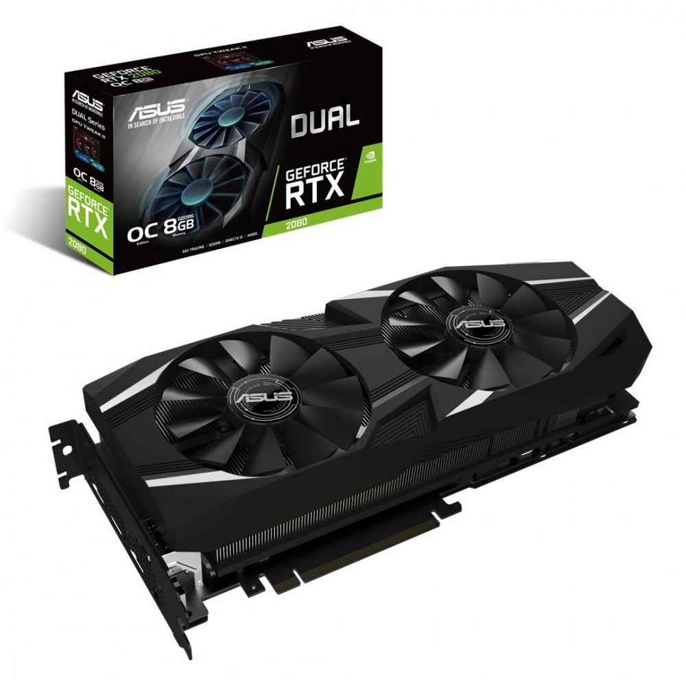 Tarjeta de Video ASUS NVIDIA GeForce RTX 2080 Dual OC, 8GB 256-bit GDDR6, PCI Express 3.0