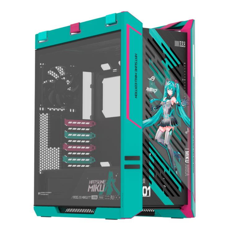 Computadora Gamer ASUS GX601S HATSUNE MIKU EDITION, AMD Ryzen 7 8700F, NVIDIA GeForce RTX 5080, 48GB, 1TB SSD, Windows 11 Prueba
