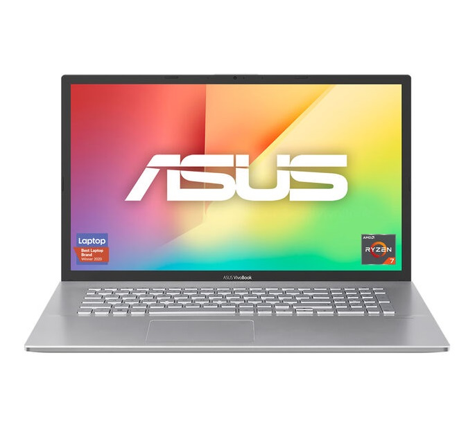 Laptop ASUS Vivobook 17 M712 17.3" HD+, AMD Ryzen 7 3700U 2.30GHz, 16GB, 1TB + 256GB SSD, Windows 10 Home 64-bit, Inglés, Plata