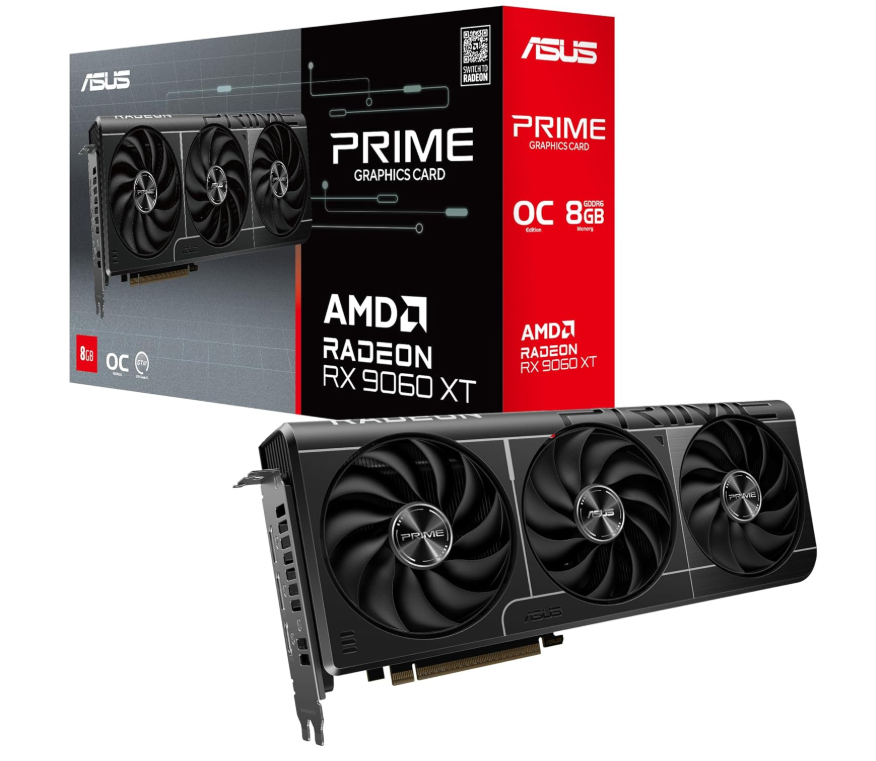 Tarjeta de Video ASUS AMD Radeon RX 9060 XT Prime OC Edition, 8GB 128-bit GDDR6, PCI Express x16 5.0