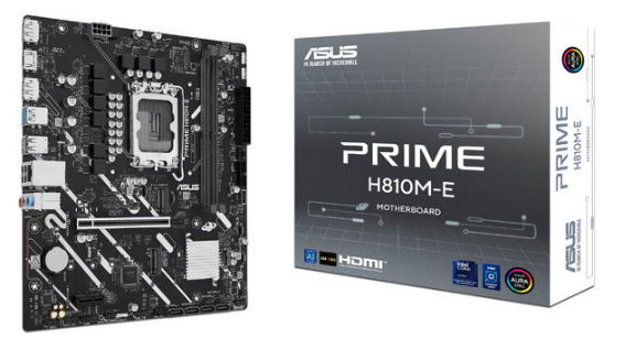Tarjeta Madre ASUS PRIME H810M-E, Micro-ATX, LGA 1851, Intel H810, 128GB DDR5, HDMI/DP para Intel