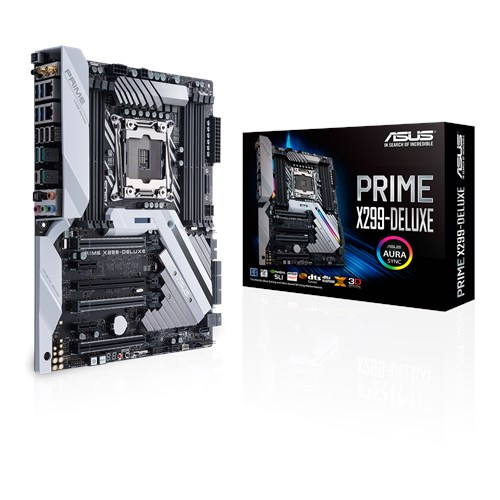 Tarjeta Madre ASUS ATX PRIME X299-DELUXE, S-2066, Intel X299, 128GB DDR4 para Intel