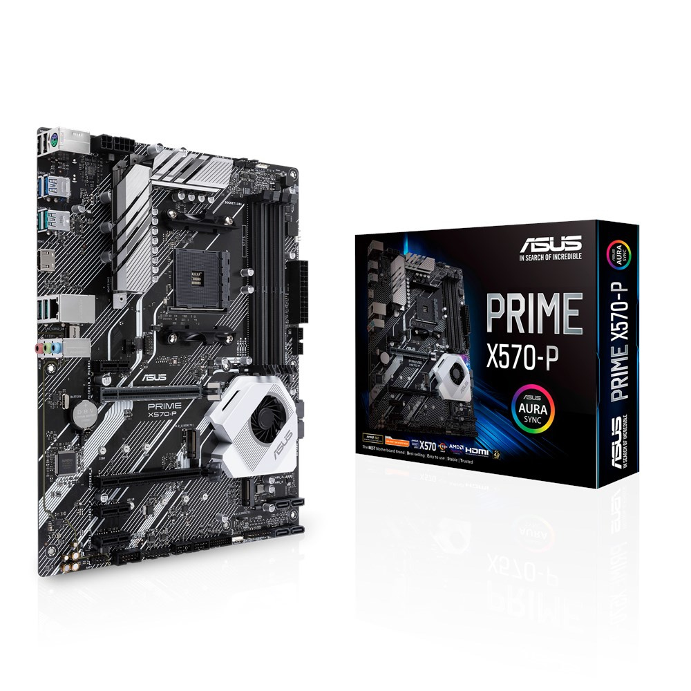 Tarjeta Madre ASUS ATX Prime X570-P, S-AM4, AMD X570, HDMI, 128GB DDR4 para AMD Ryzen — Requiere Actualización de BIOS para la Serie Ryzen 5000 ― Caja abierta, producto funcional.
