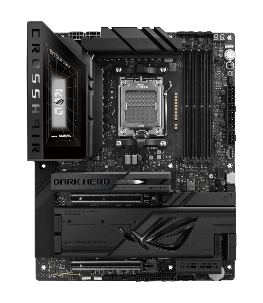 Tarjeta Madre ASUS RCROSSHAIR X870E DARK HERO, ATX, Socket AM5, AMD X870E, 256GB DDR5, HDMI para AMD