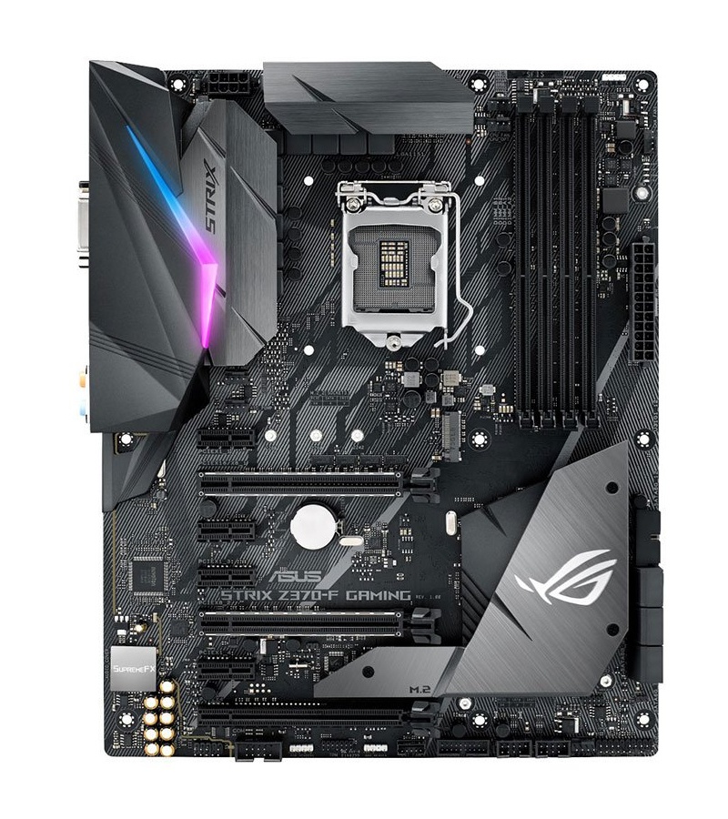 Tarjeta Madre ASUS ATX ROG STRIX Z370-F GAMING, S-1151, Intel Z370, HDMI, 64GB DDR4 para Intel ― Compatibles solo con 8va y/o  9va Generación (Revisar modelos aplicables)