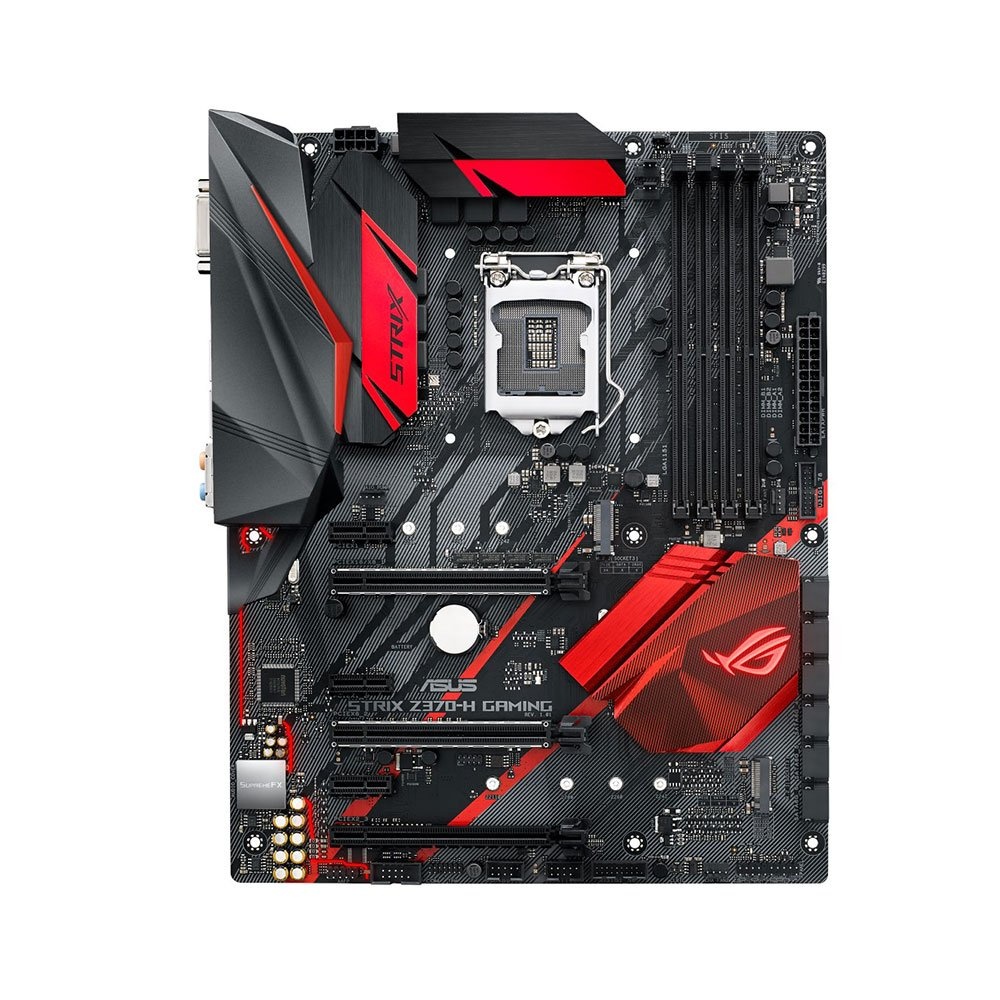Tarjeta Madre ASUS ATX ROG STRIX Z370-H GAMING, S-1151, Intel Z370, HDMI, 64GB DDR4 para Intel ― Compatibles solo con 8va y/o  9va Generación (Revisar modelos aplicables)