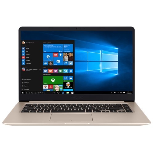 Laptop ASUS VivoBook S510UQ-BR724T 15.6" HD, Intel Core i7-8550U 1.80GHz, 8GB, 1TB, Windows 10 Pro 64-bit, Oro