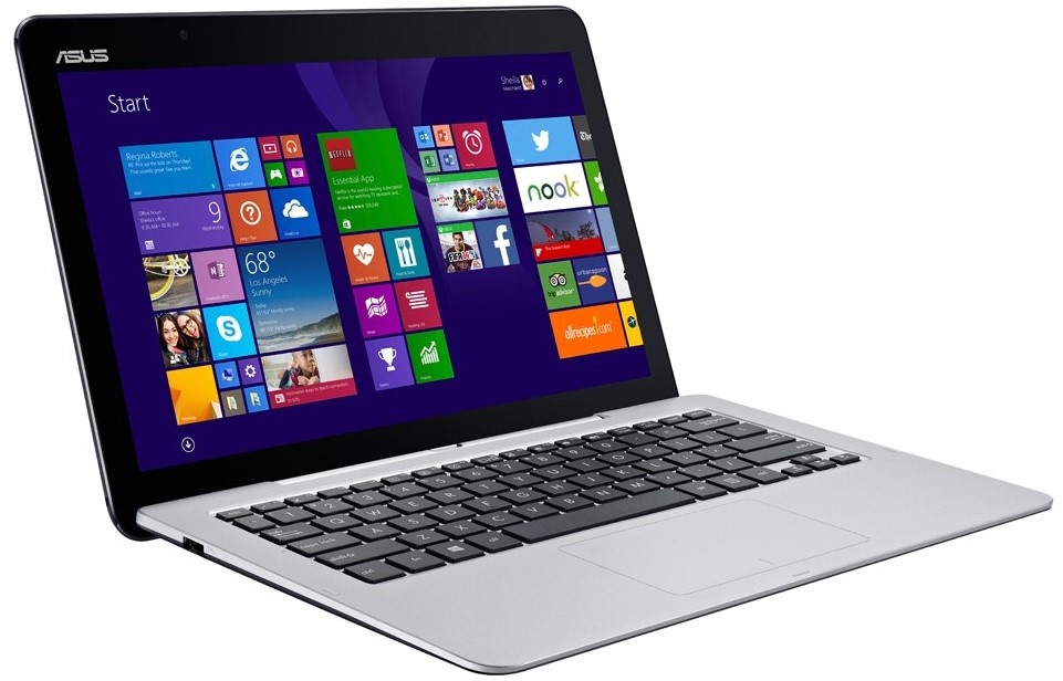 ASUS 2 en 1 Transformer Book Touch T300FA 12.5'', Intel Core M-5Y10 800MHz, 4GB, 1TB + 64GB SSD, Windows 8.1, Azul/Plata