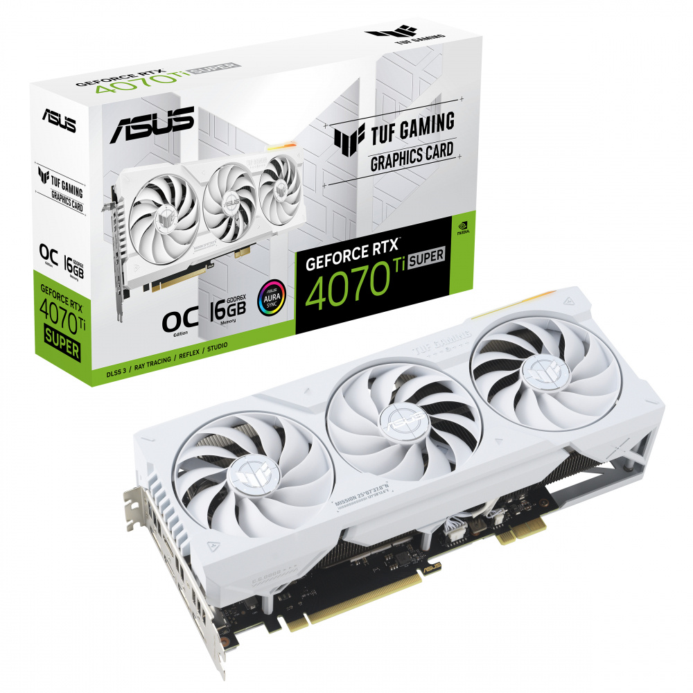 Tarjeta de Video ASUS NVIDIA TUF Gaming GeForce RTX 4070 Ti SUPER BTF, 16GB 256-bit GDDR6X, PCI Express 4.0