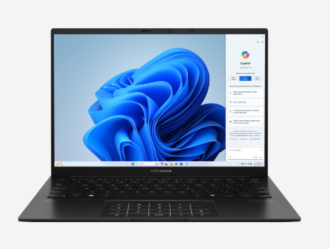 Laptop ASUS Zenbook 14 UM3406HA, 14" 1920x1200 WUXGA, AMD Ryzen 7 8840HS, 16GB, 512GB SSD, Windows 11 Home, Inglés