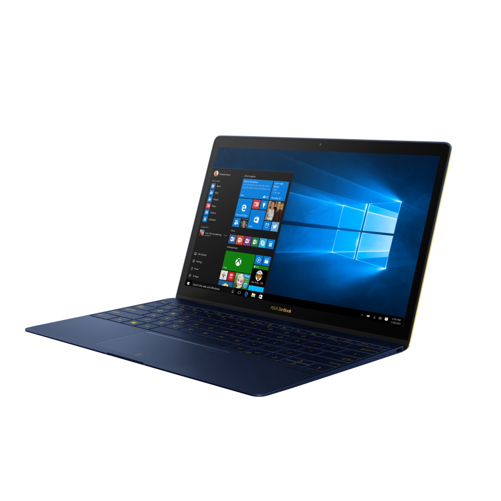 Laptop ASUS ZenBook 3 12.5'', Intel Core i7-7500U 2.70GHz, 16GB, 512GB SSD, Windows 10 Home 64-bit, Negro/Azul