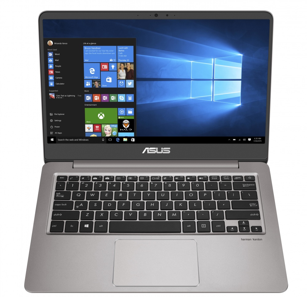 Laptop ASUS ZenBook UX410UA-GV017T 14" Full HD, Intel Core i3-7100U 2.40GHz, 4GB, 128GB SSD, Windows 10 Pro 64-bit, Plata ― Teclado en Inglés