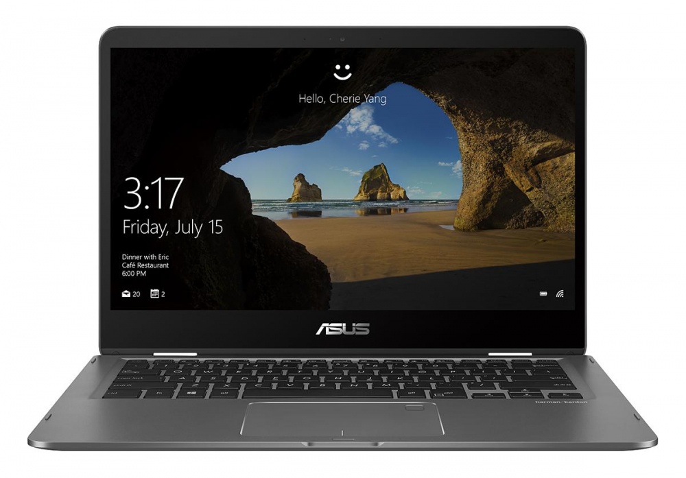 Laptop Asus ZenBook Flip 14'' Full HD, Intel Core i5-8250U 1.60GHz, 8GB, 256GB SSD, Windows 10 Home 64-bit, Gris