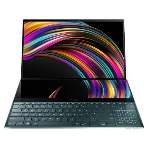 Laptop ASUS ZenBook Pro Duo UX581GV 15.6" 4K Ultra HD, Intel Core i7-9750H 2.60GHz, 16GB, 1TB SSD, NVIDIA GeForce RTX 2060, Windows 10 Pro 64-bit, Negro