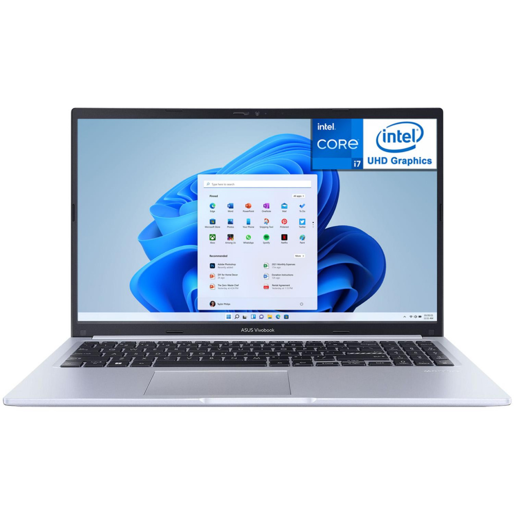 Laptop ASUS Vivobook, 15.6" 1920x1080 Full HD, Intel Core i7-1255U, 24GB, 512GB SSD, Windows 11 Home, Español