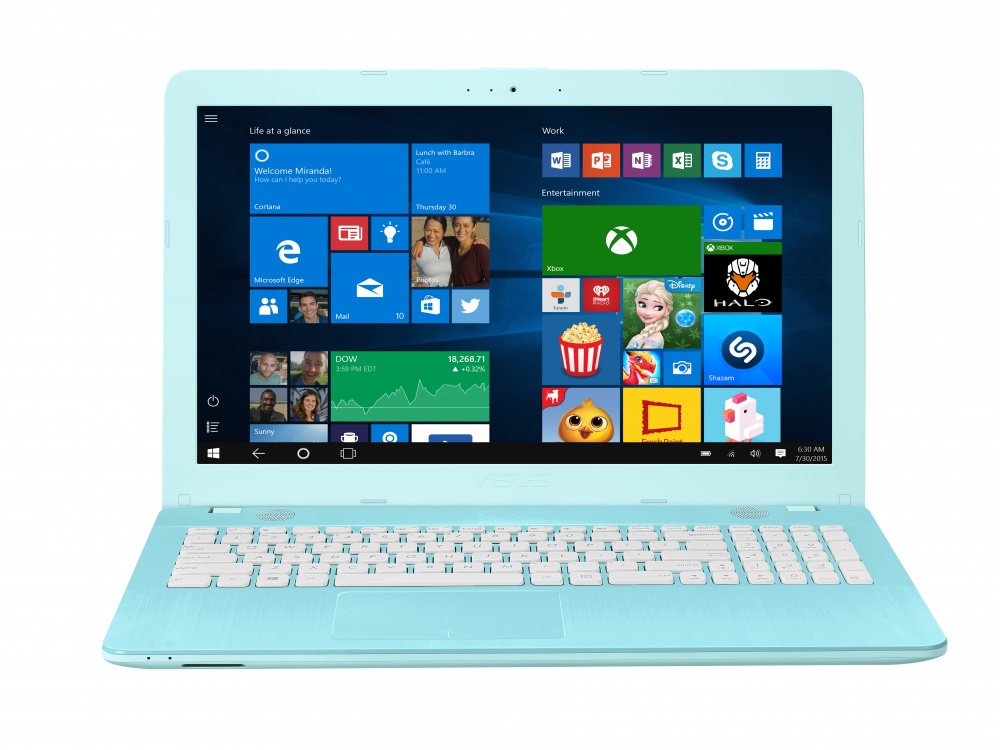 Laptop ASUS VivoBook X541SA 15.6'', Intel Pentium N3710 1.6GHz, 4GB, 500GB, Windows 10 Home 64-bit, Azul