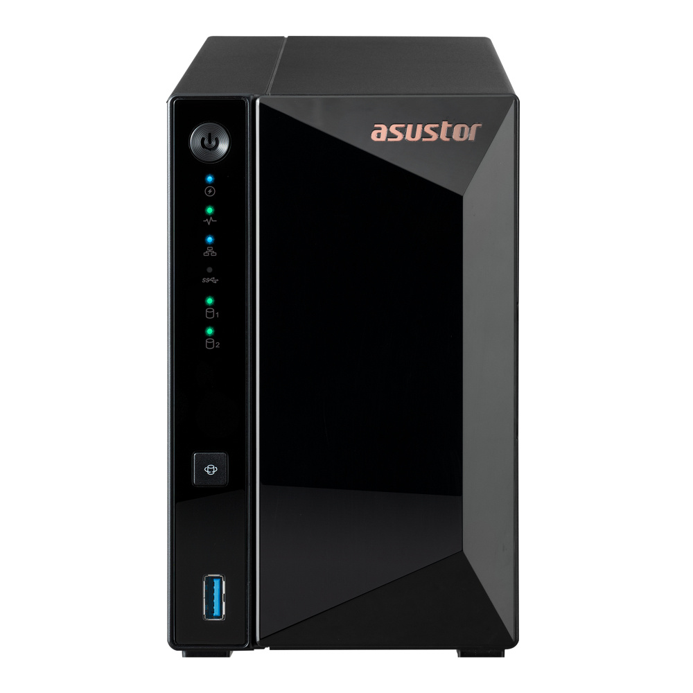 Asustor DRIVESTOR 2 PRO NAS de 2 Bahías, 48TB, Realtek RTD1296 1.40GHz, USB 3.2, Negro ― No Incluye Discos Duros