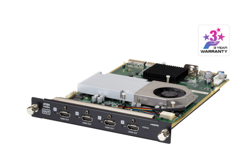 Aten Controlador de Videowall VW884, 4 x HDMI, 3840x2560 4K Ultra HD