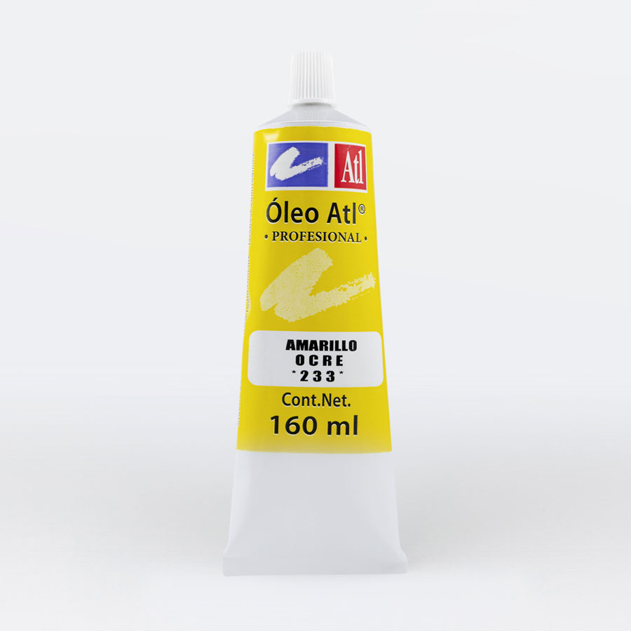 ATL Pintura Óleo para Arte, 160ml, Amarillo Ocre, No. 233