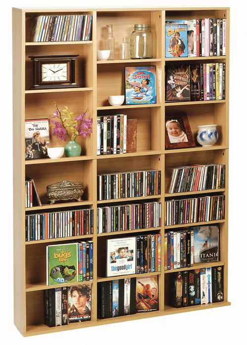 Atlantic Estante Escalonado Oskar Wood, 21 Niveles, Marco de Madera, Café