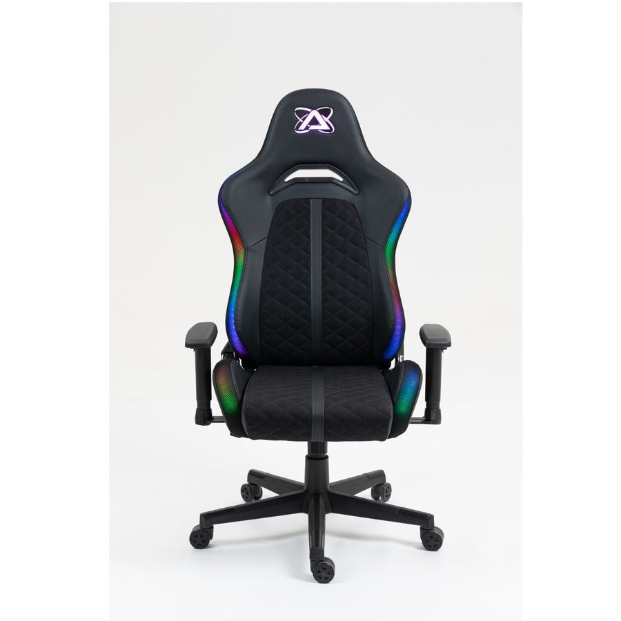 Atom Games Silla Gamer Phantom RGB, hasta 120kg, Negro