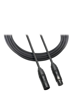 Audio-Technica Cable AUX XLR 3 pin Macho - XLR 3 pin Hembra, 6.1 Metros, Negro